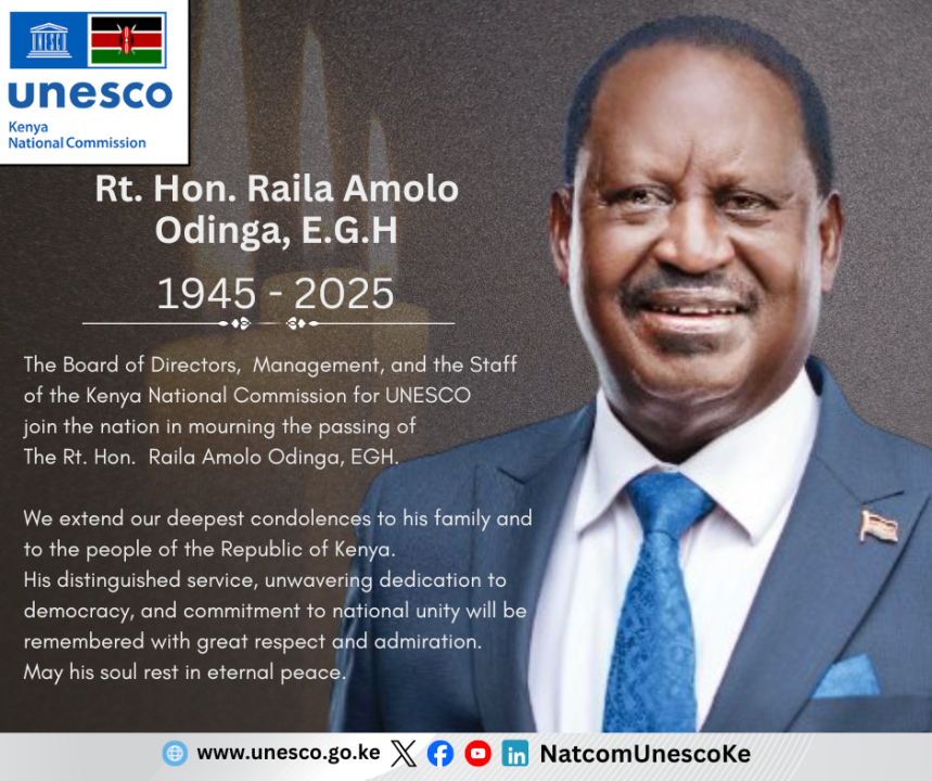 Read more about the article Rt. Hon. Raila Odinga message of condolence